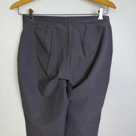 Eileen Fisher Pants Womens Small Gray Pull On Stretch Career Viscose Tapered 28" - Picture 5 of 9